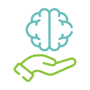 care for your brain line icon